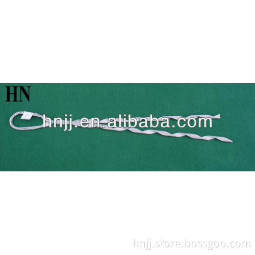 preformed tension clamp for guy wire